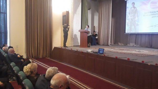 Sumqayıtda şəhid Gəray Məmmədovun anım günü keçirilib - FOTO