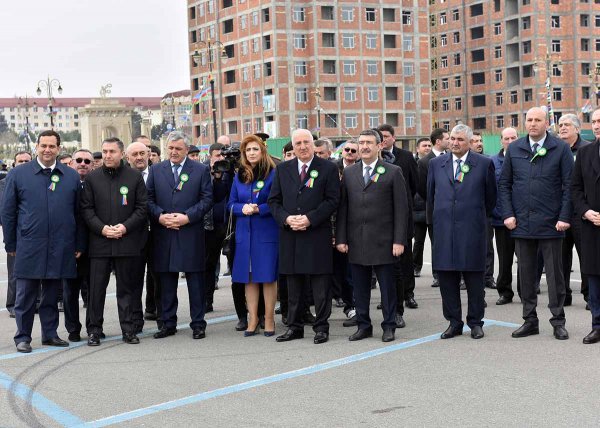 Sumqayıt bulvarında möhtəşəm Novruz şənliyi - FOTOLAR