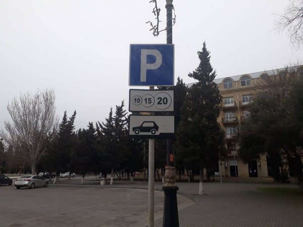 Sumqayıtda parkomatlar ləğv olunub - FOTO
