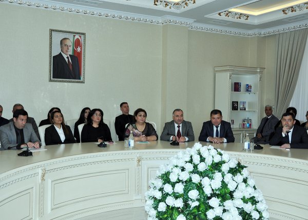 Rəis Sumqayıtda müşavirə  keçirdi - FOTOLAR