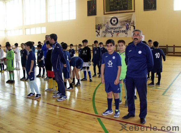 “Sumqayıt” Futzal Məktəbi açılıb - FOTOLAR
