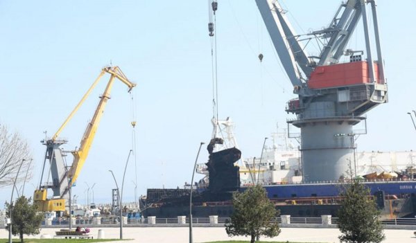 Xəzərin dibindən 445 ton ağırlığında inanılmaz tapıntı - FOTOLAR