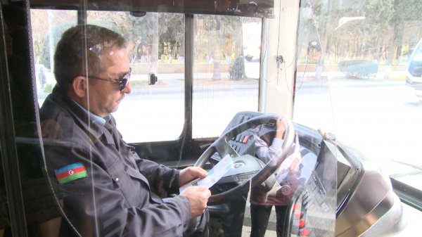 Sumqayıtda “Nəqliyyat Könüllüləri” devizi altında aksiya davam edir - FOTO