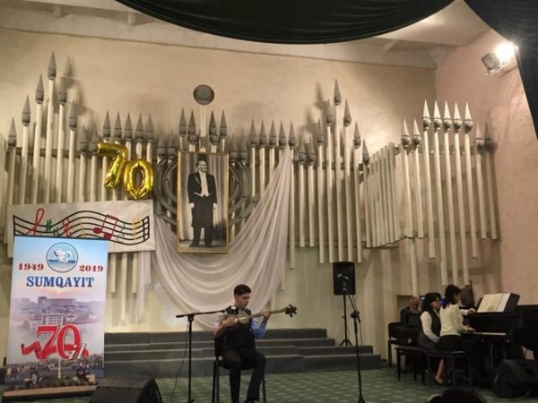 Sumqayıt şəhərinin 70 illiyi çərçivəsində musiqi məktəblərində konsertlər keçirilib - FOTO
