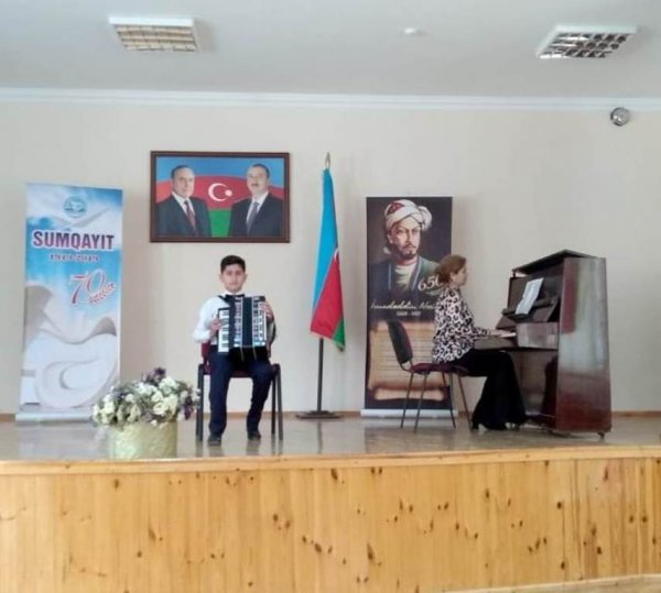 Sumqayıt şəhərinin 70 illiyi çərçivəsində musiqi məktəblərində konsertlər keçirilib - FOTO