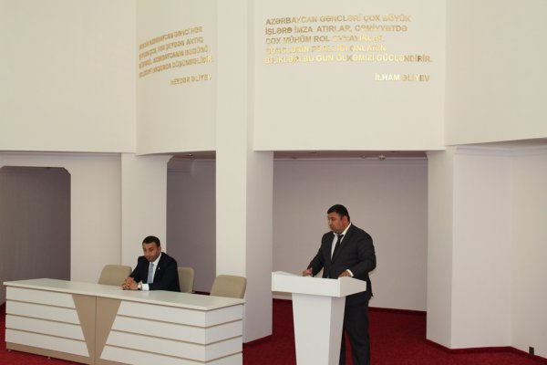Sumqayıtda məşqçilərlə görüş keçirilib -  FOTO