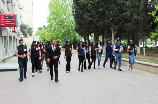 Sumqayıtda “Nəqliyyat Könüllüləri” devizi altında aksiya davam edir - FOTOLAR