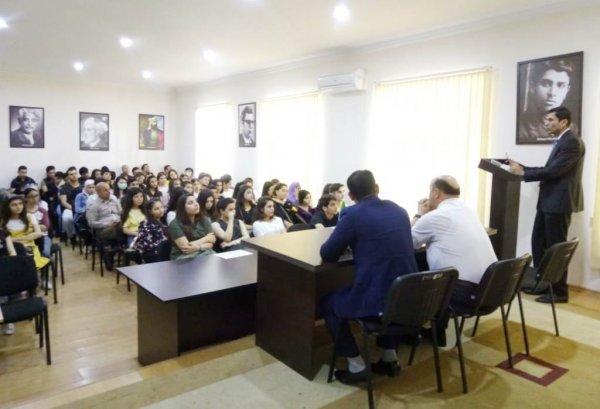 Sumqayıtda “İnsan Hüquqları aylığı” çərçivəsində görüşlərə başlanılıb - FOTO