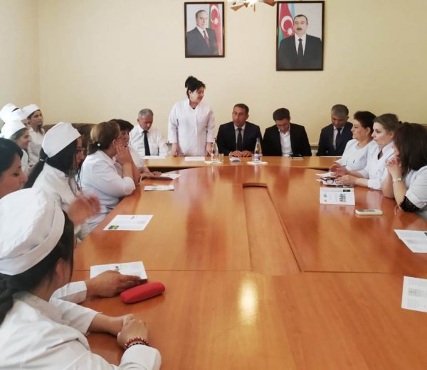 Sumqayıtda “İnsan Hüquqları aylığı” çərçivəsində görüşlərə başlanılıb - FOTO
