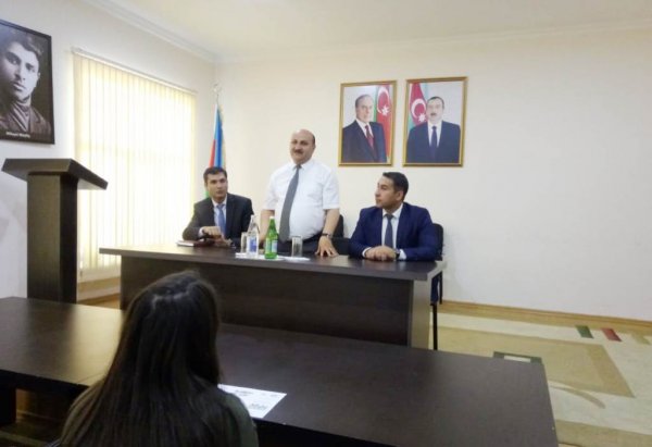 Sumqayıtda “İnsan Hüquqları aylığı” çərçivəsində görüşlərə başlanılıb - FOTO