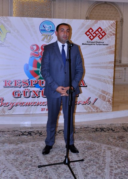 Sumqayıtda “28 May – Respublika günü” münasibətilə tədbir keçirilib -FOTO Sumqayıtda “28 May – Respublika günü” münasibətilə tədbir keçirilib -FOTO