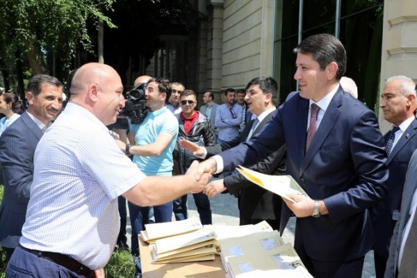Qarabağ müharibəsi əlillərinə maşınlar hədiyyə edildi - FOTO