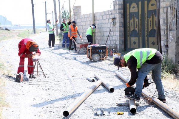 ”Azəriqaz” Sumqayıtda yeni massivi qazlaşdırma işlərini aparır