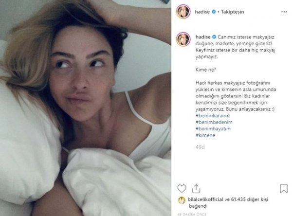 Hadisənin yataqdan paylaşımı: görənlər heyrətə gəldi -FOTO Hadisənin yataqdan paylaşımı: görənlər heyrətə gəldi -FOTO