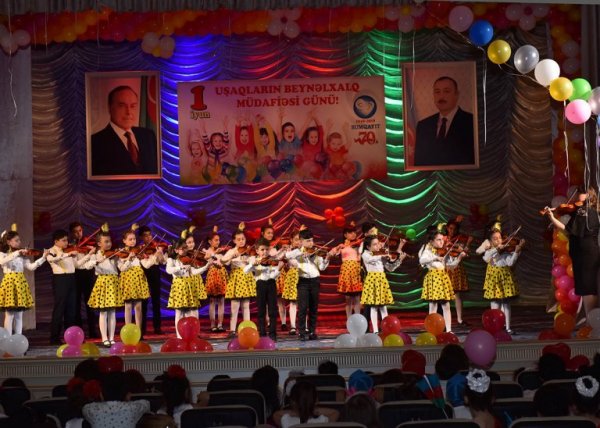 Sumqayıtda  uşaqlar günü münasibətilə təntənəli tədbir keçirilib -FOTOLAR