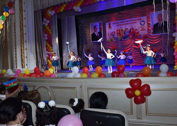 Sumqayıtda  uşaqlar günü münasibətilə təntənəli tədbir keçirilib -FOTOLAR