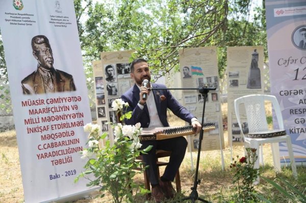 Xızıda Cəfər Cabbarlının xatirəsi anılıb - FOTOLAR