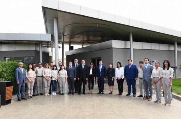 İlham Əliyev və xanımı “Yanardağ”da-FOTO