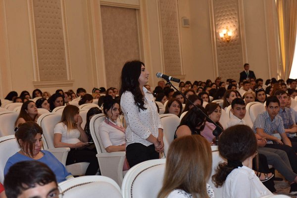 Sumqayıtda “Dayanıqlı inkişaf məqsədləri gənclər üçün” mövzusunda konfrans keçirilib - FOTOLAR