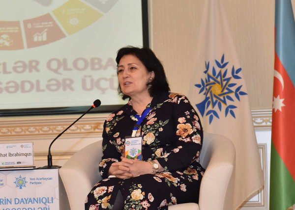 Sumqayıtda “Dayanıqlı inkişaf məqsədləri gənclər üçün” mövzusunda konfrans keçirilib - FOTOLAR