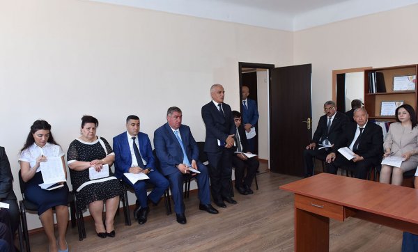 Zakir Fərəcov sakinlərlə görüşdü – FOTO