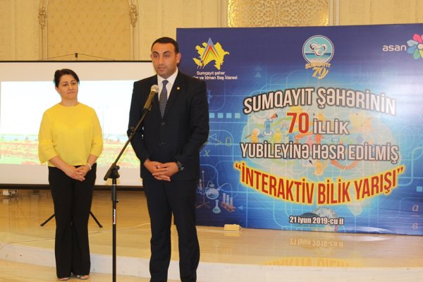 Sumqayıtda ilk “İnteraktiv bilik yarışı” keçirildi - FOTOLAR