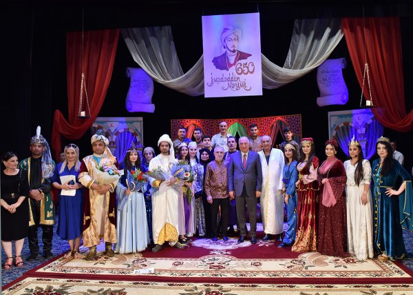 Sumqayıtda Nəsiminin 650 illiyi ilə bağlı tədbir keçirilib - FOTOLAR