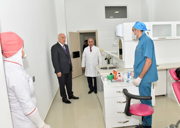 Sumqayıtda tibb müəssisəsinin açılışı oldu- FOTOLAR