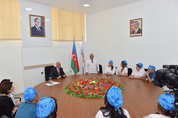 Sumqayıtda tibb müəssisəsinin açılışı oldu- FOTOLAR