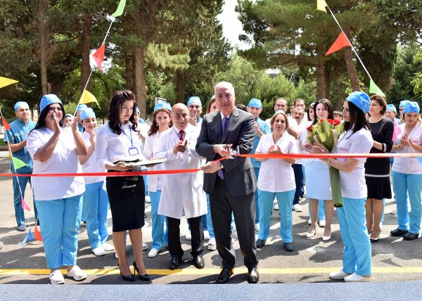 Sumqayıtda tibb müəssisəsinin açılışı oldu- FOTOLAR