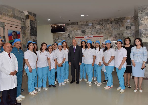 Sumqayıtda tibb müəssisəsinin açılışı oldu- FOTOLAR