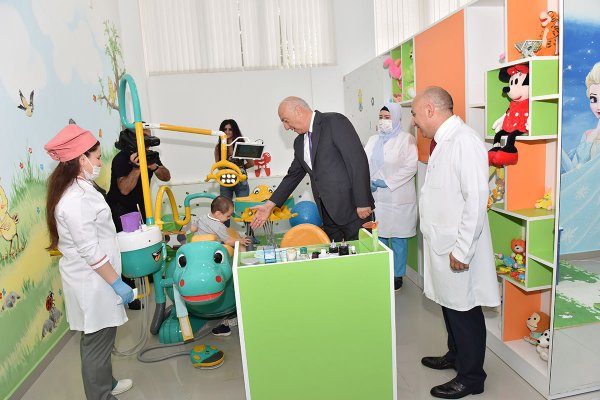 Sumqayıtda tibb müəssisəsinin açılışı oldu- FOTOLAR
