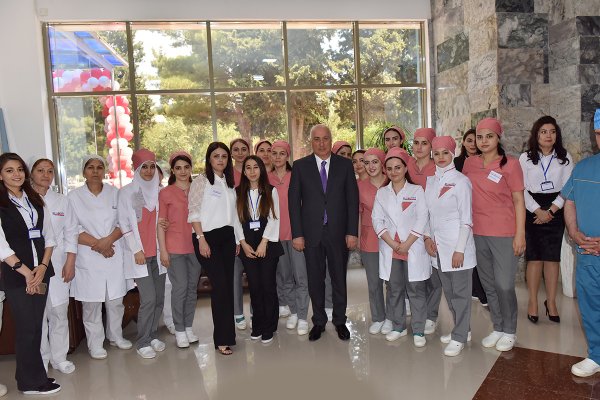 Sumqayıtda tibb müəssisəsinin açılışı oldu- FOTOLAR