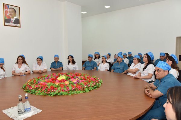 Sumqayıtda tibb müəssisəsinin açılışı oldu- FOTOLAR