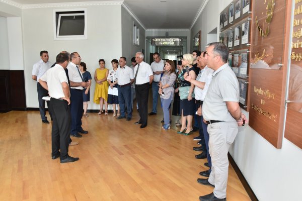 Sumqayıtda imtahanların gedişi yoxlanıldı  -FOTOLAR