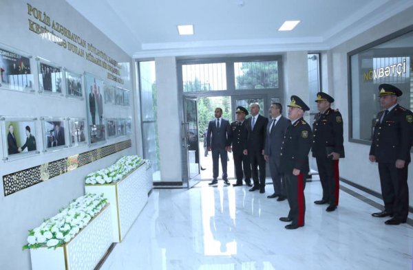 Sumqayıtda 5-ci Polis Bölməsinin açılışı olub -FOTO