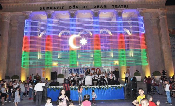 Sumqayıtda 50 illiyə həsr edilmiş tədbir keçirilib -FOTOLAR