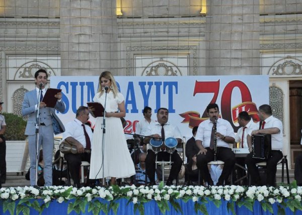 Sumqayıtda 50 illiyə həsr edilmiş tədbir keçirilib -FOTOLAR