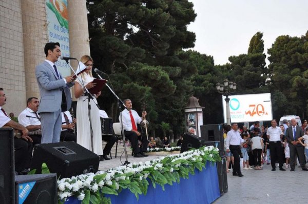 Sumqayıtda 50 illiyə həsr edilmiş tədbir keçirilib -FOTOLAR