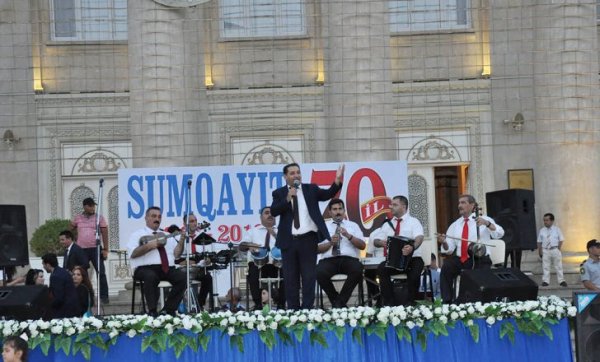Sumqayıtda 50 illiyə həsr edilmiş tədbir keçirilib -FOTOLAR