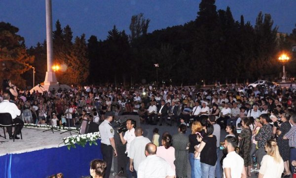 Sumqayıtda 50 illiyə həsr edilmiş tədbir keçirilib -FOTOLAR