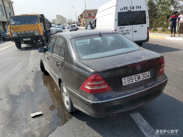 Abşeronda yol qəzası olub, xəsarət alanlar var - FOTO