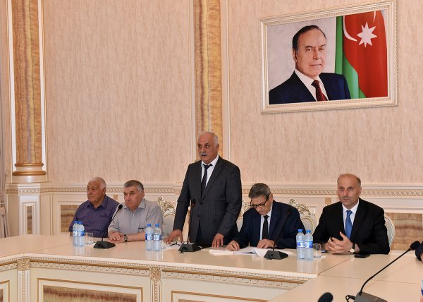 Sumqayıtda mədəniyyət işçilərinin Ağsaqqallar Şurasının üzvləri ilə görüşü keçirilib - FOTOLAR