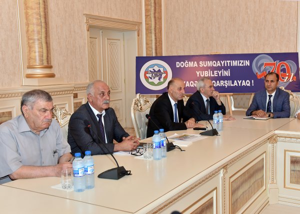 Sumqayıtda mədəniyyət işçilərinin Ağsaqqallar Şurasının üzvləri ilə görüşü keçirilib - FOTOLAR