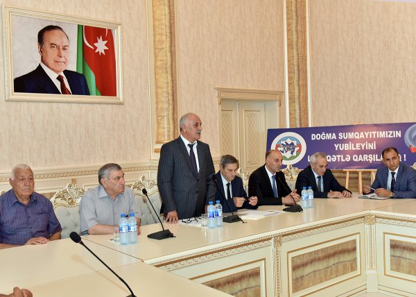 Sumqayıtda mədəniyyət işçilərinin Ağsaqqallar Şurasının üzvləri ilə görüşü keçirilib - FOTOLAR