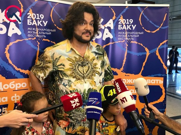 Kirkorov uşaqları ilə Bakıda - Foto