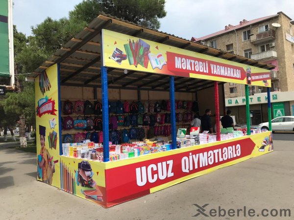 Sumqayıtda ucuz və keyfiyyətli məktəbli ləvazimatları bu ünvanda - FOTOLAR