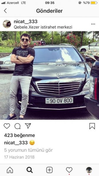 Məmur oğlunun bahalı avtomobilləri - FOTOLAR