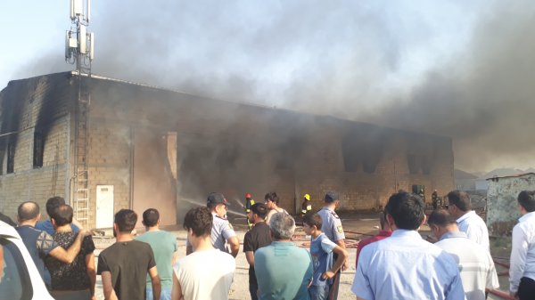 Sumqayıtda güclü yanğın, xəsarət alan var- VİDEO (FOTO)