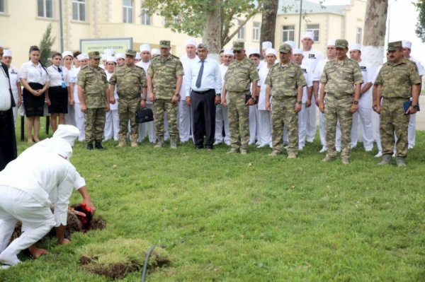 Cəbhədə yeni hərbi hospitalın açılışı olub - Fotolar